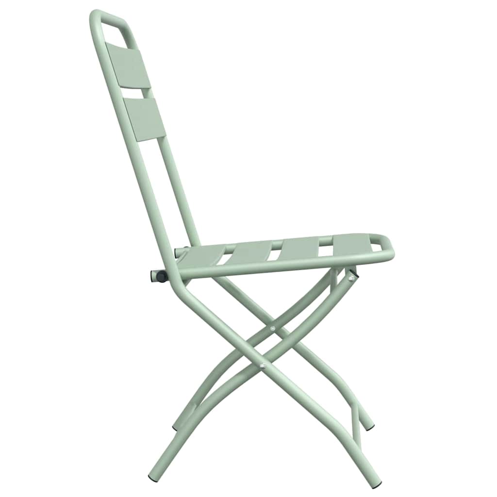Gartenklappstuhl 2 pcs Hellmint 42 x 52 x 82 cm