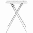 Bistrotisch Weiß 55 x 55 x 72,5 cm Pulverbeschichteter Stahl