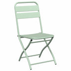 Bistrogarnitur 3 pcs Grün Stahl