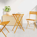 Bistrotisch Senf Ø 50 x 71 cm Pulverbeschichteter Stahl