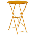 Bistrotisch Senf Ø 50 x 71 cm Pulverbeschichteter Stahl