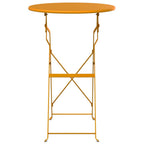 Bistrotisch Senf Ø 50 x 71 cm Pulverbeschichteter Stahl