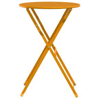 Bistrotisch Senf Ø 50 x 71 cm Pulverbeschichteter Stahl