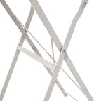 Bistrotisch Beige Ø 50 x 71 cm Pulverbeschichteter Stahl