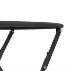 Bistrotisch Anthrazit Ø 50 x 71 cm Pulverbeschichteter Stahl