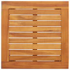 Gartensofa-set 3 pcs Cremeweiß Massivholz Akazie
