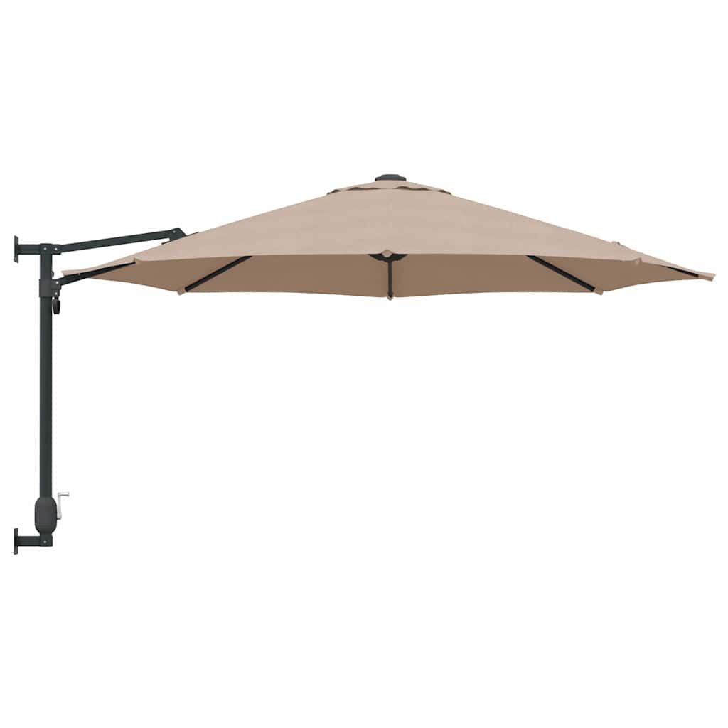 Garten-Sonnenschirm Taupe 248 x 248 x 148 cm