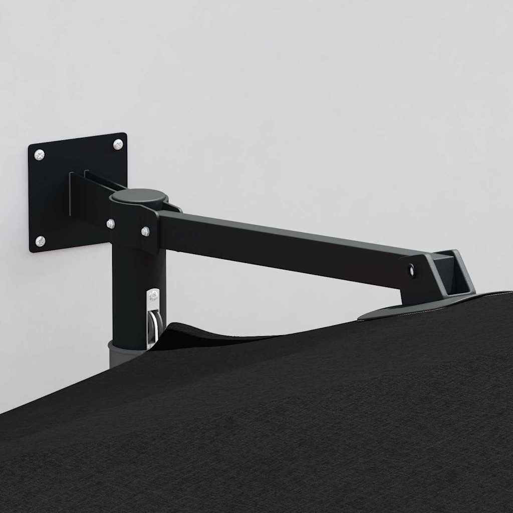 Garten-Sonnenschirm Schwarz 248 x 248 x 148 cm