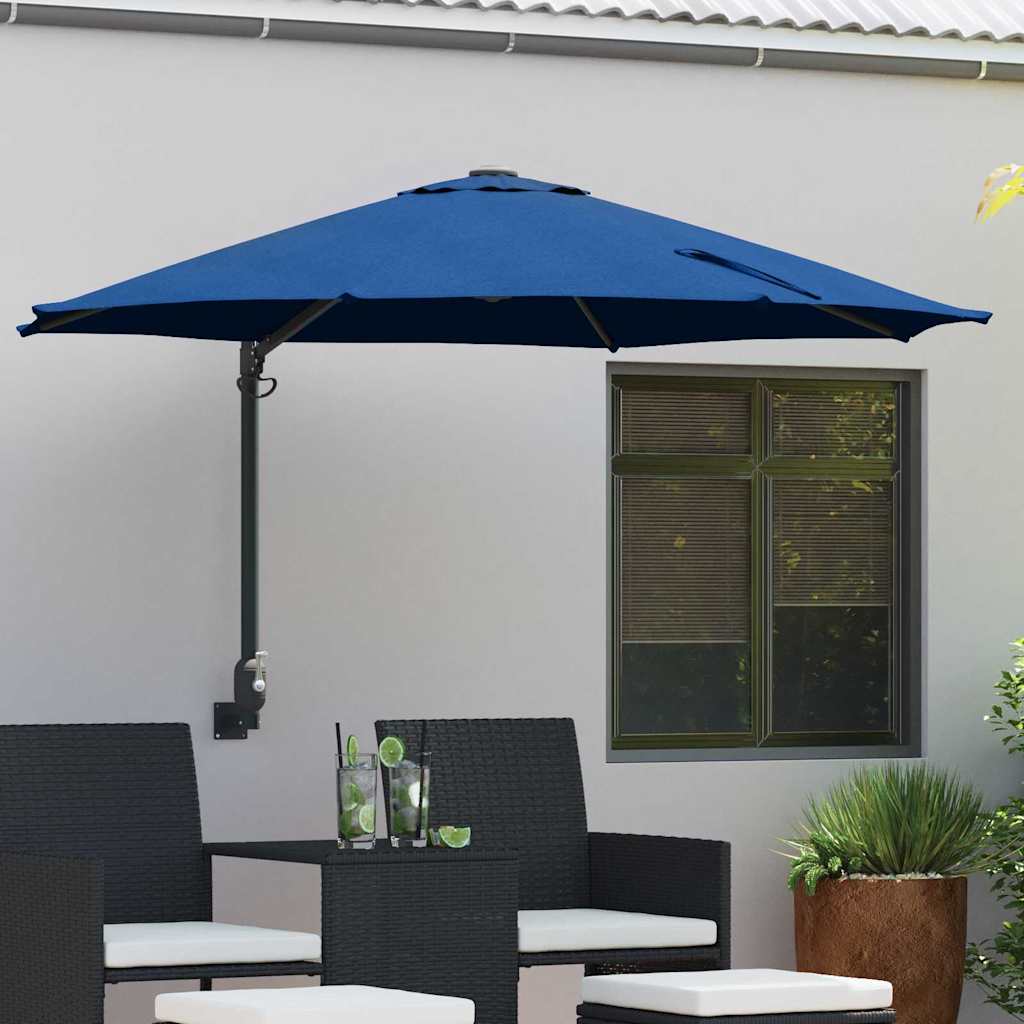 Garten-Sonnenschirm Azurblau 248 x 248 x 148 cm