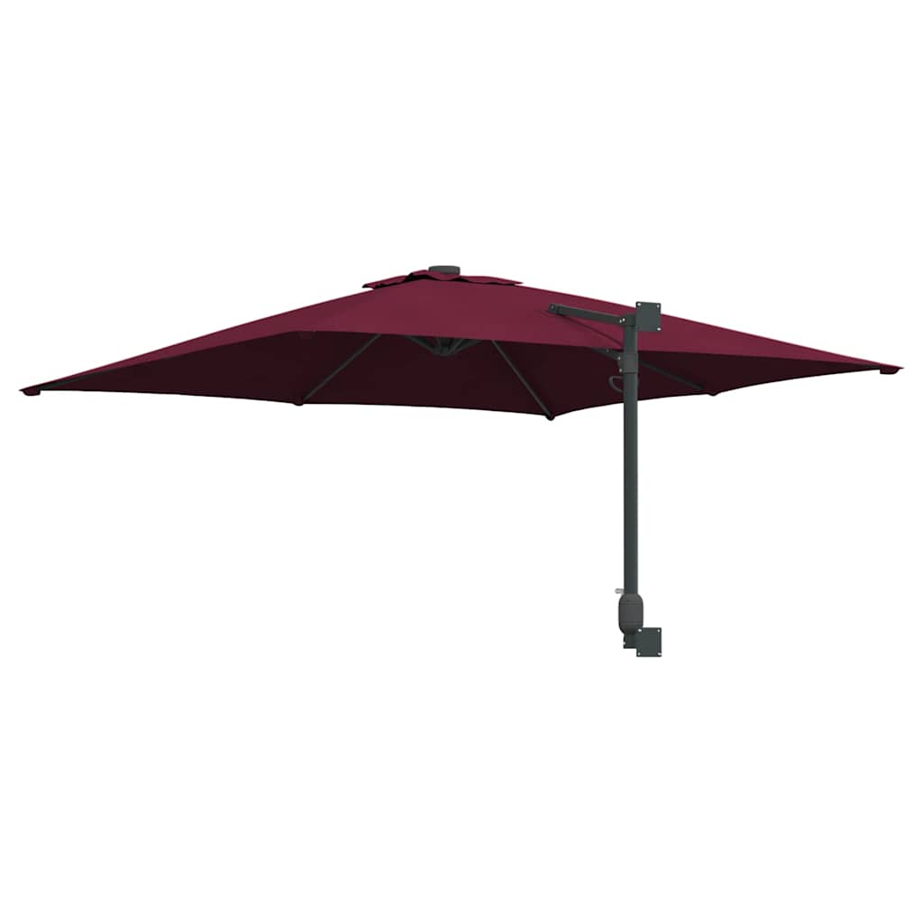 Garten-Sonnenschirm Bordeauxrot 248,5 x 247,5 x 160 cm