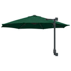 Garten-Sonnenschirm Grün 248 x 248 x 148 cm Polyester und Stahl