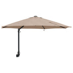 Garten-Sonnenschirm Taupe 248 x 248 x 148 cm