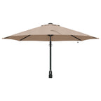 Garten-Sonnenschirm Taupe 248 x 248 x 148 cm
