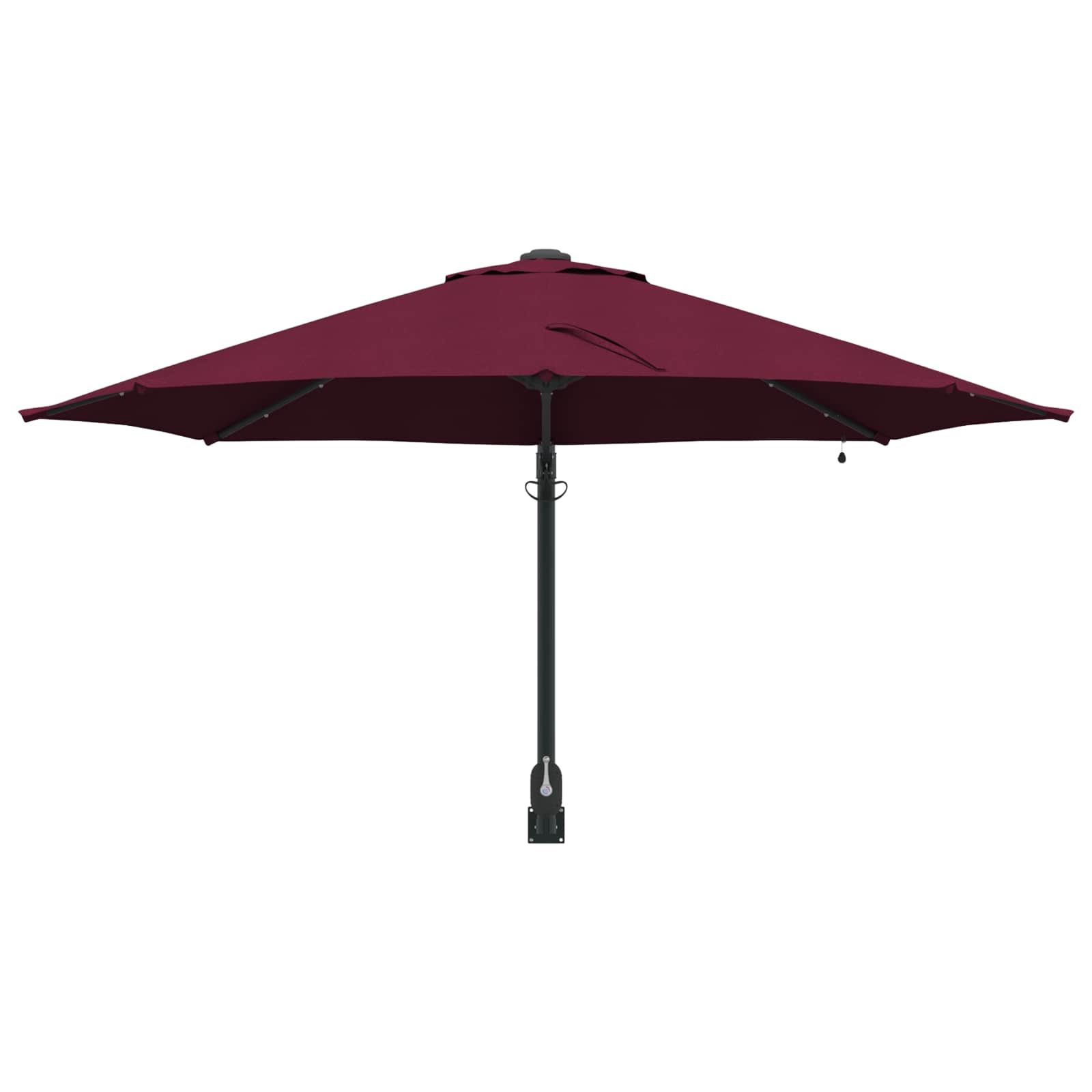 Garten-Sonnenschirm Bordeauxrot 248 x 248 x 148 cm