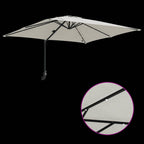 Garten-Sonnenschirm Sand 248,5 x 247,5 x 160 cm