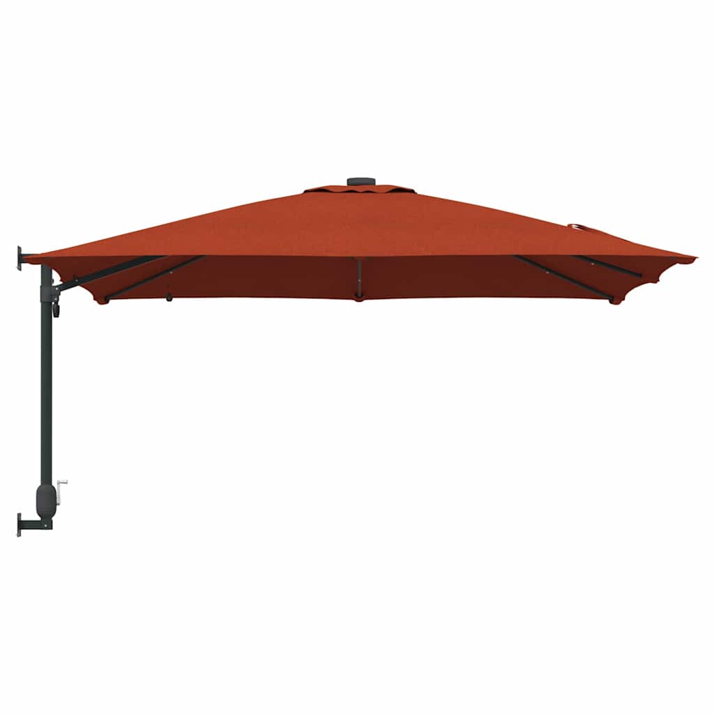 Garten-Sonnenschirm Terrakotta 248,5 x 247,5 x 160 cm