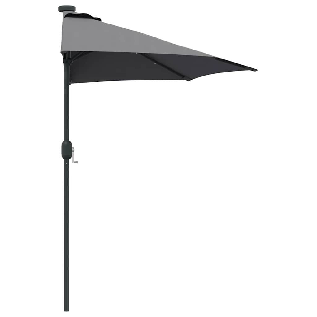 Garten-Sonnenschirm Anthrazit 294 x 150 x 223 cm