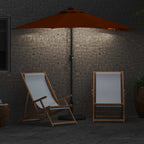 Garten-Sonnenschirm Terrakotta 294 x 150 x 223 cm