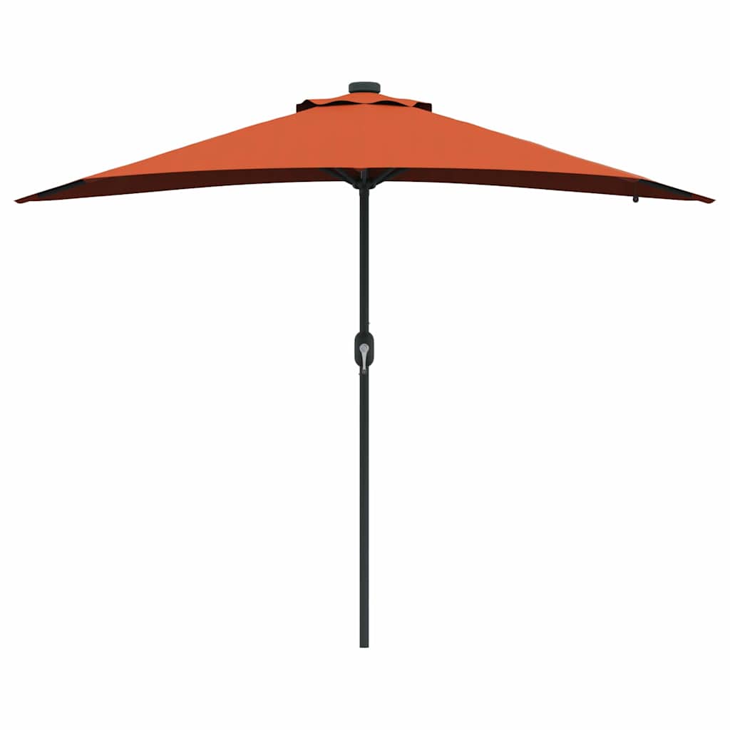 Garten-Sonnenschirm Terrakotta 294 x 150 x 223 cm