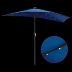 Garten-Sonnenschirm Azurblau 294 x 150 x 223 cm