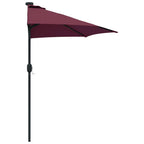 Garten-Sonnenschirm Bordeauxrot 294 x 150 x 224 cm