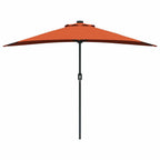 Garten-Sonnenschirm Terrakotta 294 x 150 x 224 cm