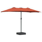 Garten-Sonnenschirm Terrakotta 385 x 209 x 244 cm