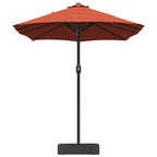 Garten-Sonnenschirm Terrakotta 385 x 209 x 244 cm