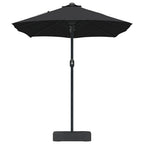 Garten-Sonnenschirm Schwarz 385 x 209 x 244 cm