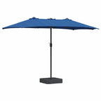 Garten-Sonnenschirm Azurblau 385 x 209 x 244 cm