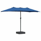 Garten-Sonnenschirm Azurblau 385 x 209 x 244 cm