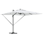 Sonnenschirm Sand 286 x 284 x 270 cm Aluminium und Polyester