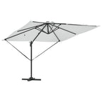 Sonnenschirm Sand 286 x 284 x 270 cm Aluminium und Polyester