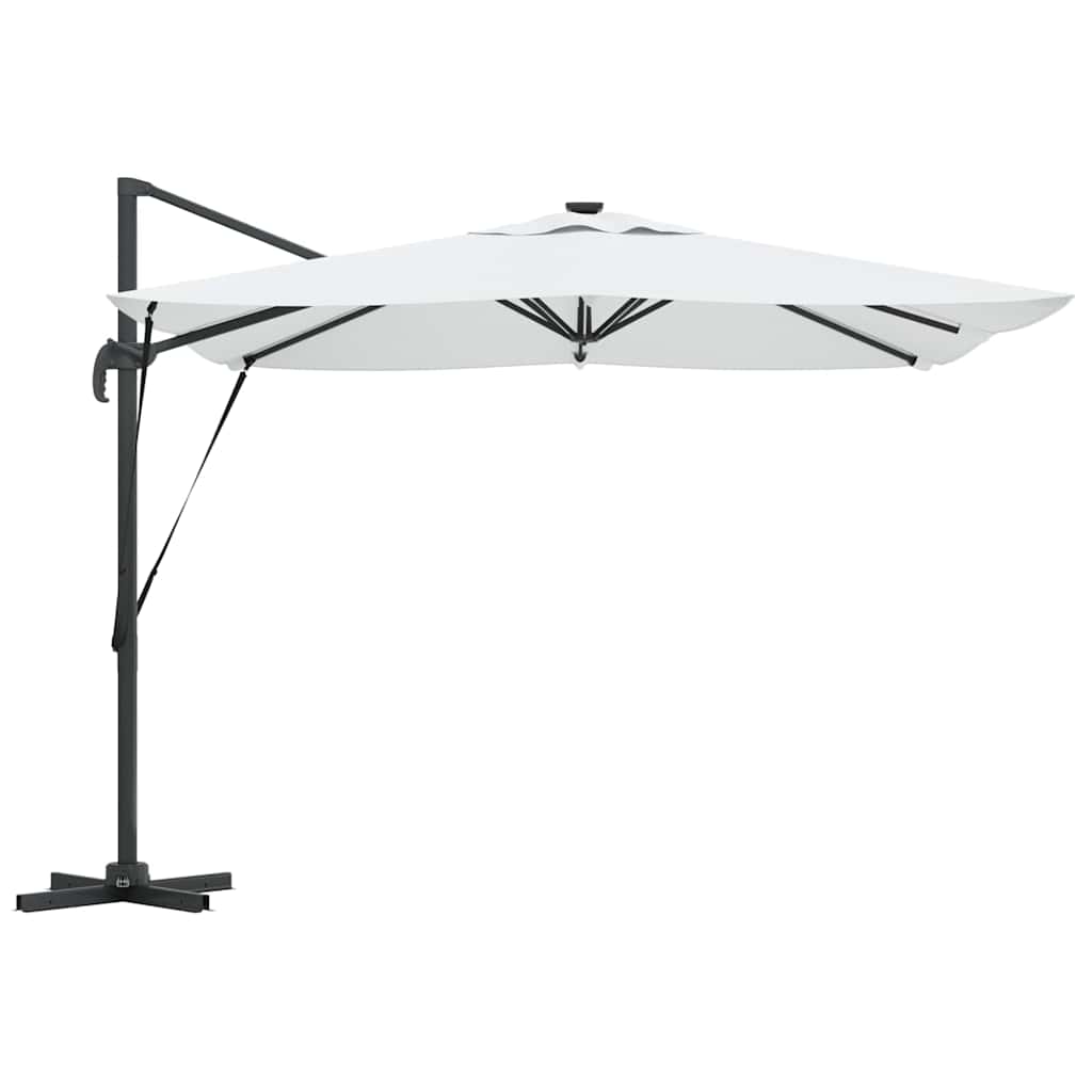 Sonnenschirm Sand 286 x 284 x 270 cm Aluminium und Polyester