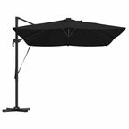 Sonnenschirm Schwarz 352 x 251 x 265 cm Polyester und Aluminium