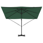 Roma Parasol Grün 286 x 284 x 265 cm Aluminium und Polyester