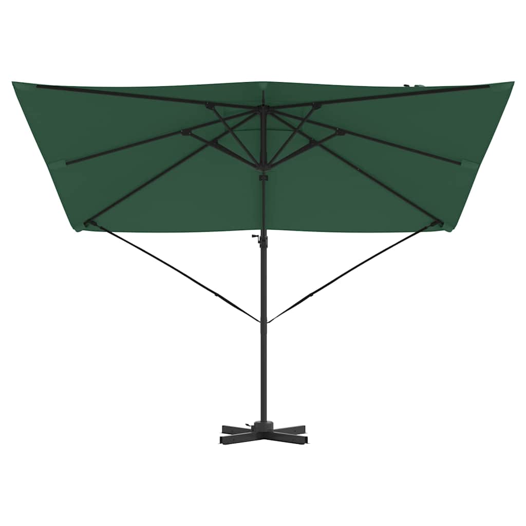 Roma Parasol Grün 286 x 284 x 265 cm Aluminium und Polyester
