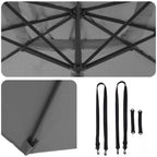 Roma Parasol Anthrazit 286 x 284 x 265 cm