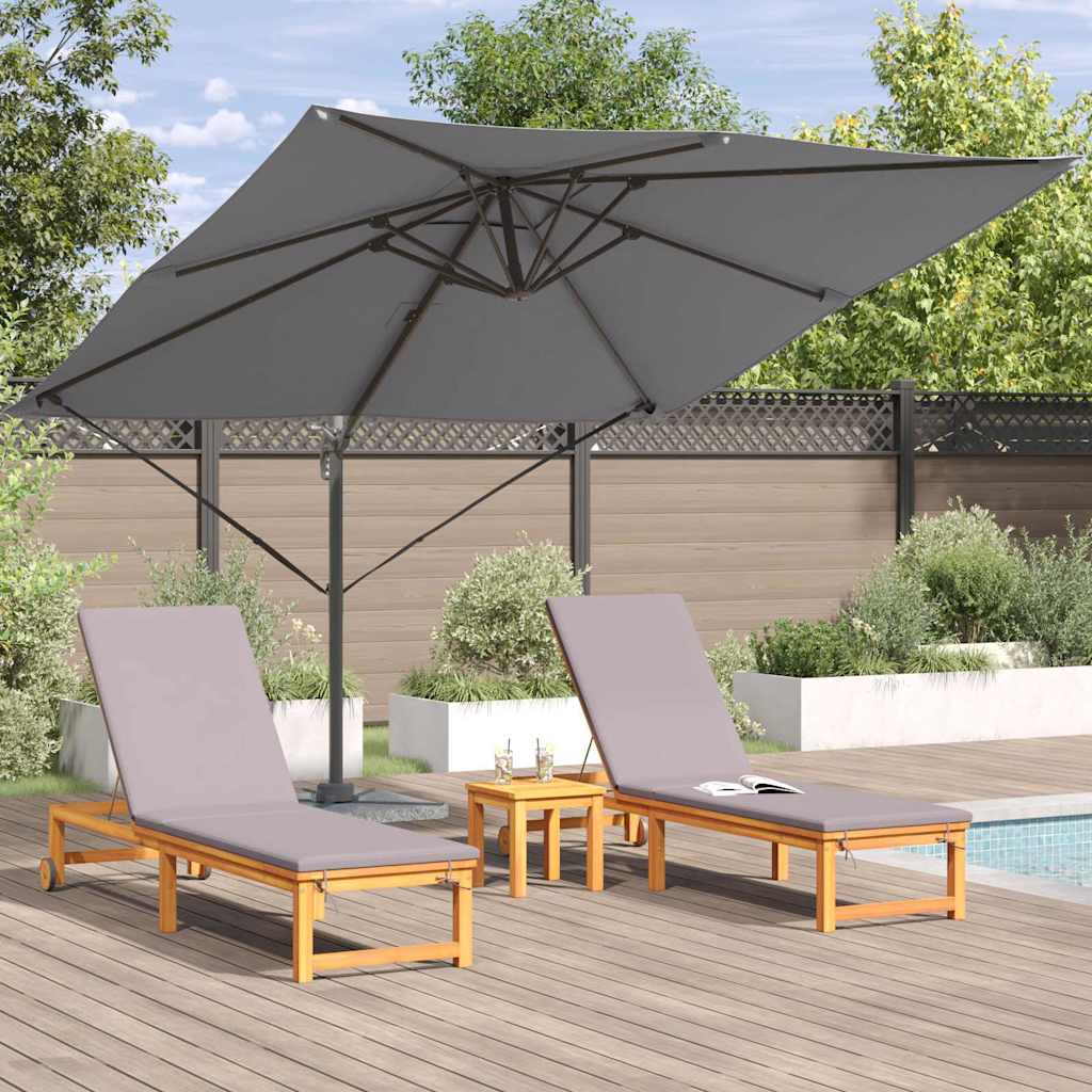 Roma Parasol Anthrazit 286 x 284 x 265 cm