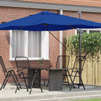 Sonnenschirm Azurblau 351 x 250 x 260 cm