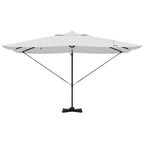 Sonnenschirm Sand 351 x 250 x 253 cm Polyester und Aluminium