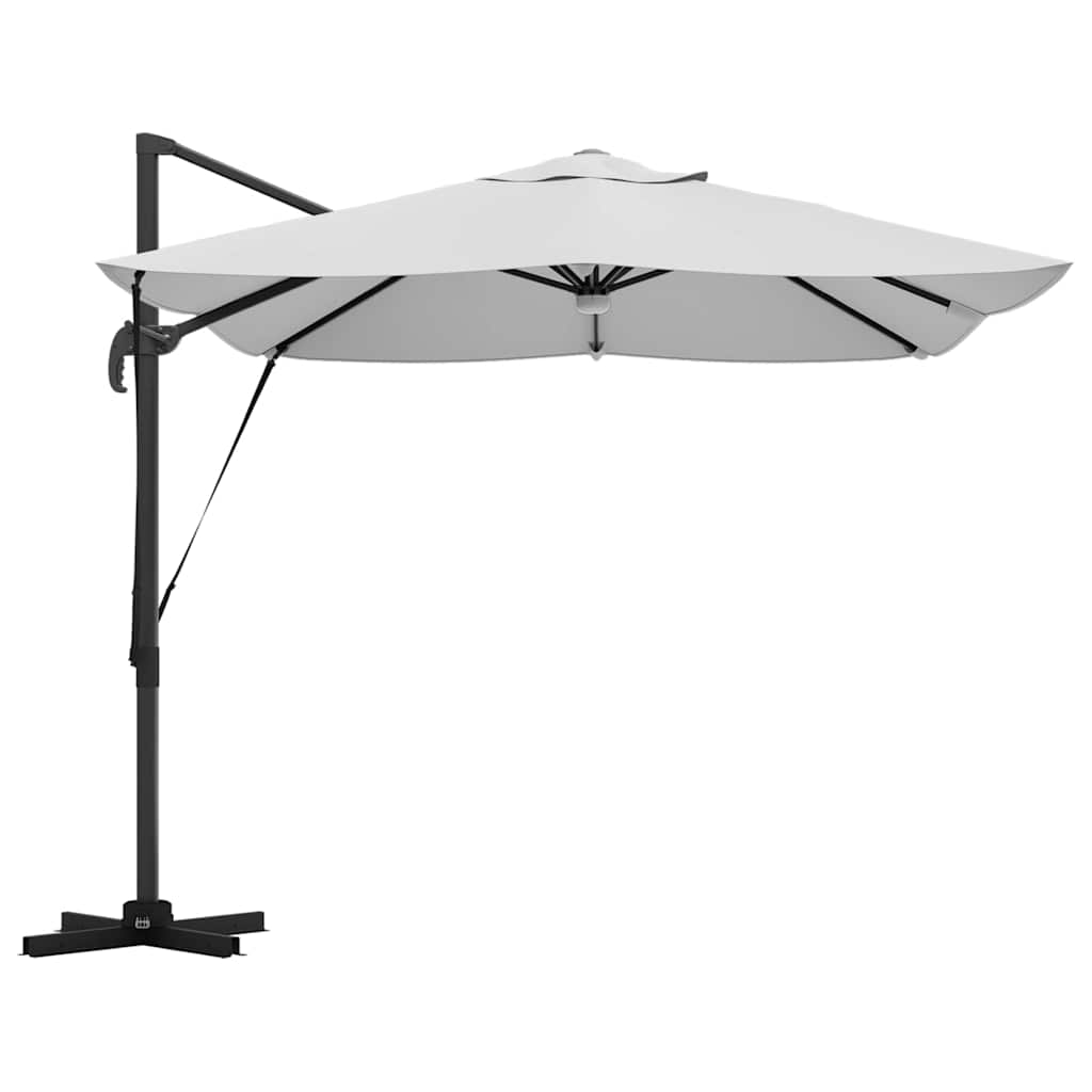 Sonnenschirm Sand 351 x 250 x 253 cm Polyester und Aluminium