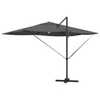 Sonnenschirm mit LED-Lichtleisten Anthrazit 351 x 250 x 253 cm