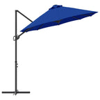 Sonnenschirm Azurblau 372 x 198 x 243 cm
