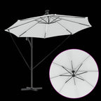 Sonnenschirm Sand 294 x 294 x 248 cm Polyester und Aluminium