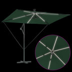 Sonnenschirm Grün 294 x 200 x 270 cm Polyester und Aluminium