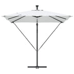 Sonnenschirm Sand 249 x 249 x 250 cm Polyester und Aluminium