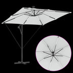 Sonnenschirm Sand 249 x 249 x 250 cm Polyester und Aluminium