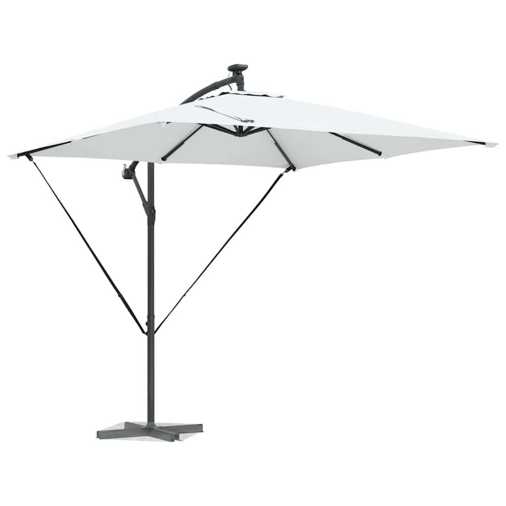 Sonnenschirm Sand 249 x 249 x 250 cm Polyester und Aluminium