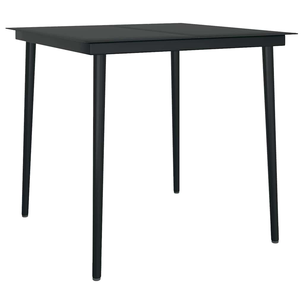 3-teiliges Garten-Esszimmer-Set Braunes Polyrattanglas